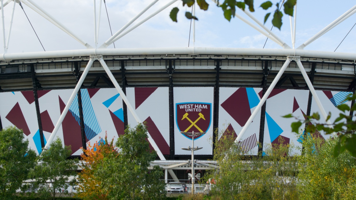 LONDON, UK -OCTOBER 17;Olympic Stadium now West Ham United Football Club home stadium October 17, 2016, London, England.