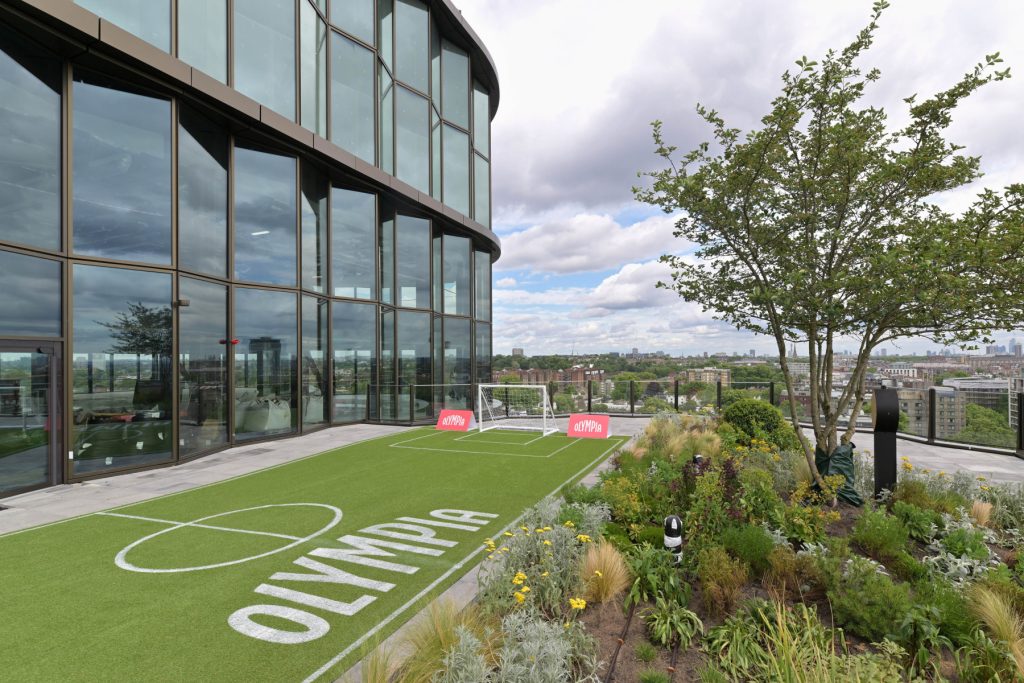 Premier League's new Olympia HQ.