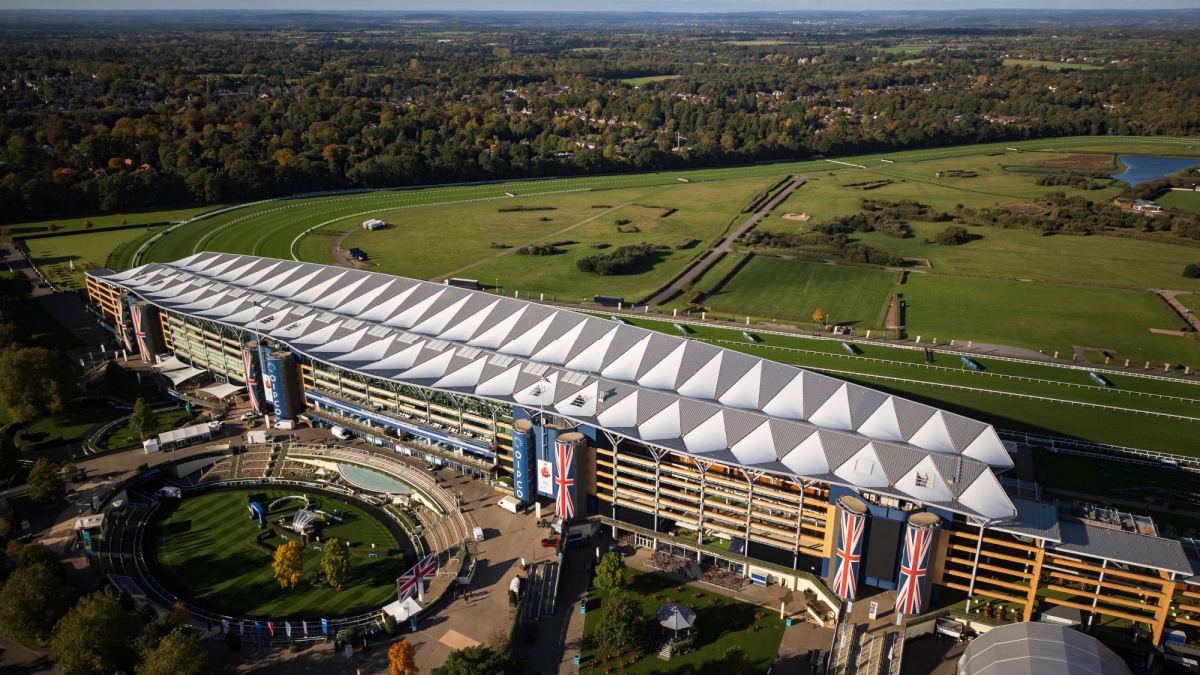 Image of Royal Ascot racecourse, 2024.