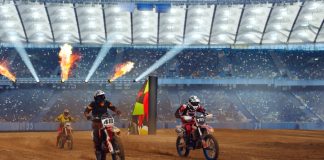World Supercross joins betting boom — what it means for extreme sports globally Motocross riders in action. Supercross. Motocross sport.
