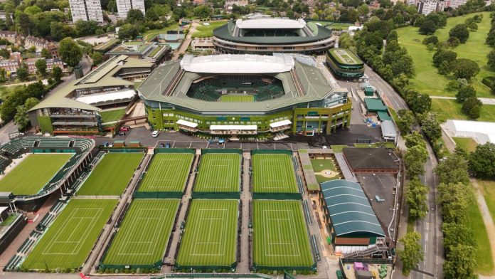 Image of Wimbledon showcasing the investment in sports