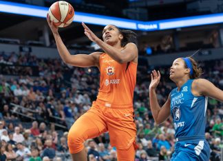 Etsy enters sports retail through WNBA player collaboration Minnesota Lynx vs Connecticut Sun following WNBA announcing partnership with ETSY