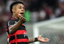 Match-fixing and the weight of the jersey Image of Bruno Henrique during a match between Flamengo x Bahia prior to allegations of match fixing.