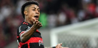 Match-fixing and the weight of the jersey Image of Bruno Henrique during a match between Flamengo x Bahia prior to allegations of match fixing.