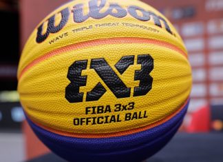 Exclusive: FIBA 3×3 targets new partners, new markets Bucharest, Romania - October 5, 2022: Wilson FIBA 3x3 official basketball during the FIBA 3x3 U23 world championship.