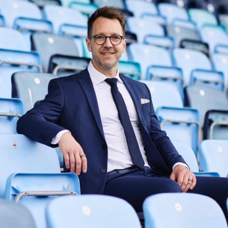 Gavin Fleig, CEO of Salford City FC. 