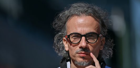 Laurent Mekies of France and Visa Cash App RB Formula One Team during qualifying ahead of the F1 Grand Prix of Emilia-Romagna at Autodromo Enzo e Dino Ferrari Circuit on May 17, 2025 in Imola, Italy.