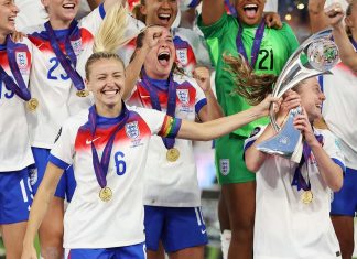 Halo or hollow? Sky’s TikTok for women’s sport rings false Lionesses lift the Women's Euros 2025 trophy