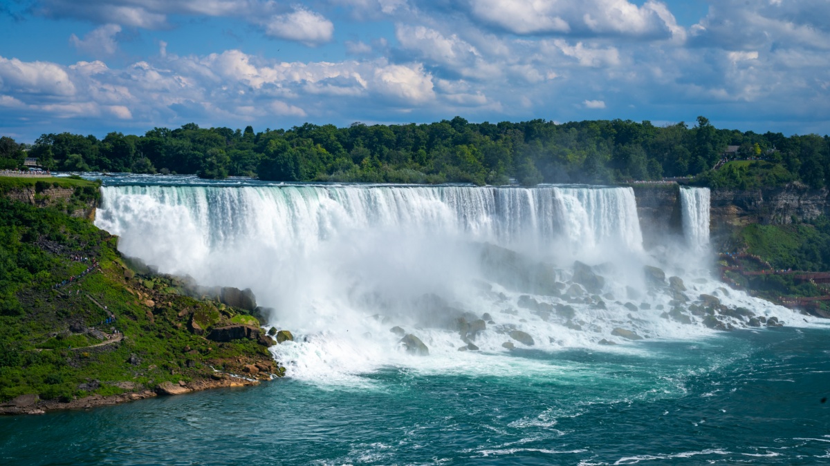 Niagara Falls Near Buffalo New York, America, USA.