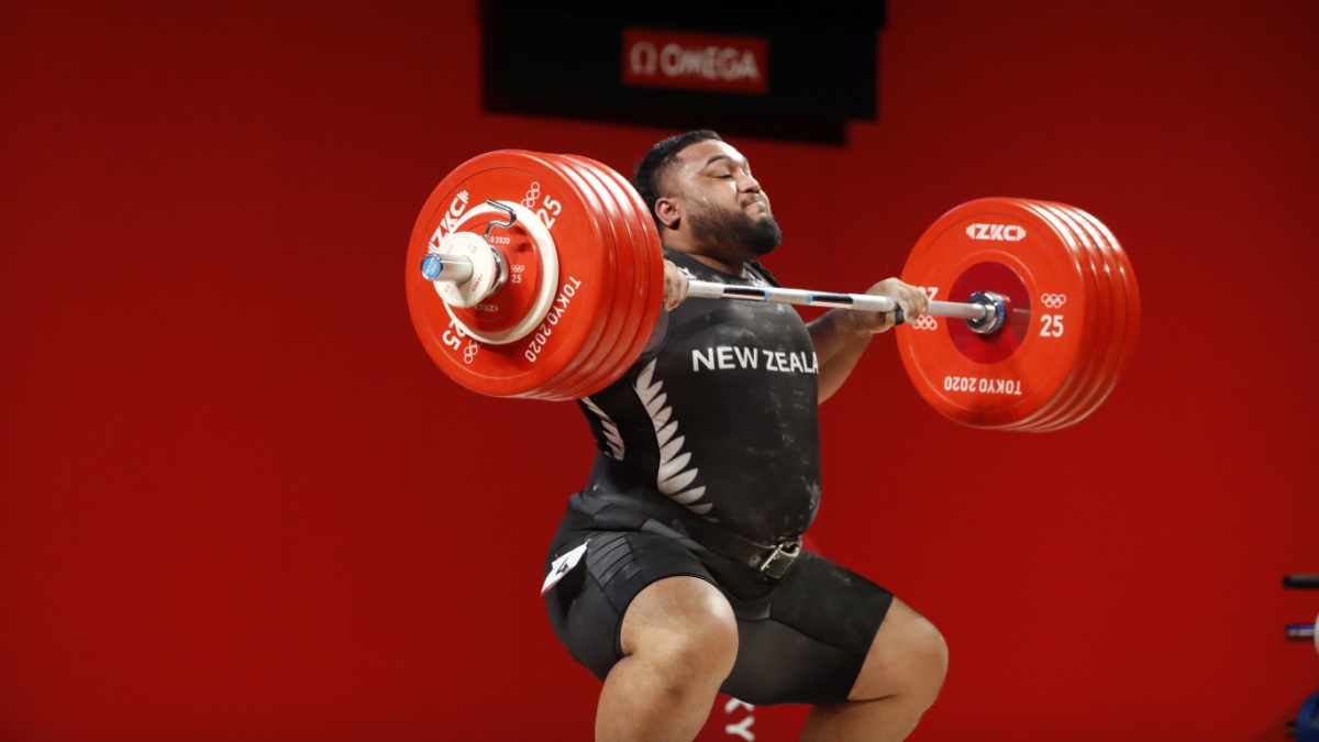 Tokyo-Japan August 4, 2021, Tokyo Olympic Games2020, weightlifting in the +109 kg category.