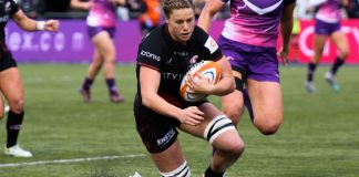 BBC gives weekly stage to domestic women’s rugby in World Cup year Sophie De Goede during a Premiership Women's Rugby encounter between Saracens and Loughborough Lightning at StoneX Stadium.