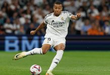 Disney+ adds La Liga matches to UK and Ireland portfolio Madrid, Spain - 09 21 2024: Kylian Mbappe seen during LaLiga EA SPORTS game between teams of Real Madrid FC and RCD Espanyol de Barcelona at Estadio Santiago Bernabeu.