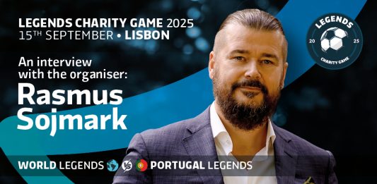 Image of SBC CEO Rasmus Sojmark ahead of the Legends Charity Game