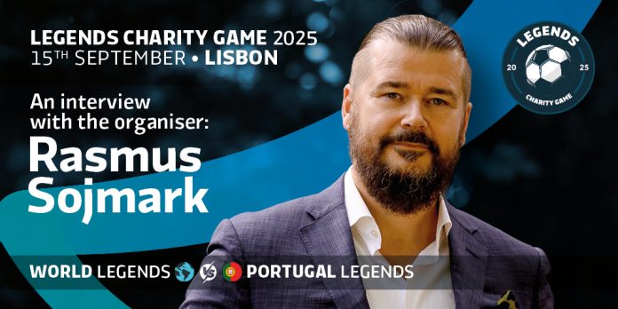 Rasmus Sojmark Image of SBC CEO Rasmus Sojmark ahead of the Legends Charity Game