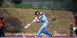 Restructure of England and Wales’ first-class cricket faces delay Batsman hitting cricket ball at tournament