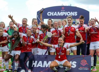 WSL opens with packed Emirates and new TV era WSL 2019 winners Arsenal women