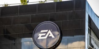 Saudi influence grows with $55bn EA takeover COLOGNE,NORTH RHINE WESTPHALIA,GERMANY - JUNE 21 2019: Facade of EA Sports office in center in Cologne city.