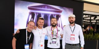 Why Rubens Barrichello has swapped racing lines for iGaming boardrooms Image of Rubens Barrichello with SOFTSWISS founder and CEO van Montik and Rasmus Sojmark, CEO of SBC