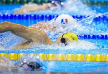 World Aquatics settles $4.6 million antitrust lawsuit with swimmers Image of swimmers during the 2016 Olympic games, world aquatics