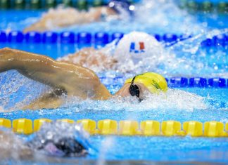 World Aquatics settles $4.6 million antitrust lawsuit with swimmers Image of swimmers during the 2016 Olympic games, world aquatics