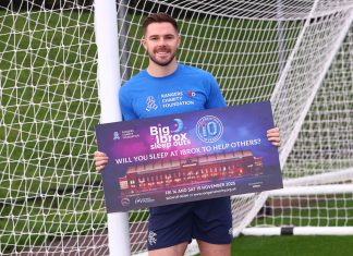 Rangers’ Big Ibrox Sleep Out the latest initiative Butland is supporting Rangers Jack Butland supporting Big Ibrox Sleep Out