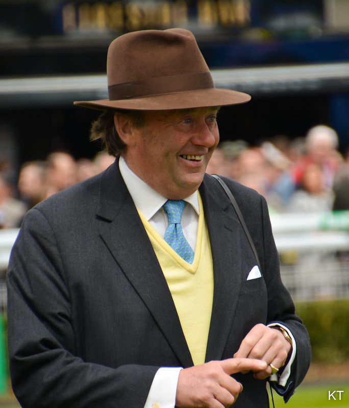 Nicky Henderson. Sandown, April 2015.