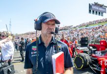 Aston Martin hands team principal role to Adrian Newey MOGYORóD, HUNGARY - July 23, 2023: Adrian Newey at round 12 of the 2023 FIA Formula 1 championship taking place at the Hungaroring in Mogyoród Hungary