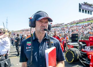 Aston Martin hands team principal role to Adrian Newey MOGYORóD, HUNGARY - July 23, 2023: Adrian Newey at round 12 of the 2023 FIA Formula 1 championship taking place at the Hungaroring in Mogyoród Hungary