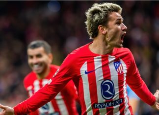 Atletico Madrid celebrates new owner – but did Wanda miss out? Madrid, Spain- December 13, 2023: Champions League match between Atletico de Madrid and Lazio at the Metropolitan Stadium. Atletico victory. Football players. Italian footballers.