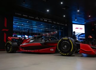 A grandstand view of Lenovo and F1’s race to win a billion fans An F1 car at F1's Media and Technology Centre in Biggin Hill.