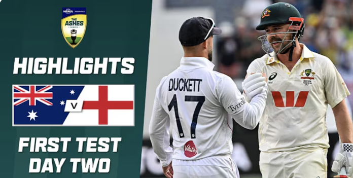 Image of the UK and Australian test cricket whites with new sponsors at The Ashes.
