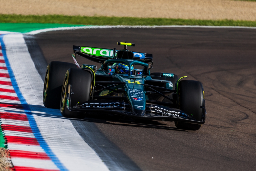 Fernando Alonso of Spain and Aston Martin Aramco F1 Team during qualifying Formula One Emilia Romagna Grand Prix, 2025. Image: Shutterstock
