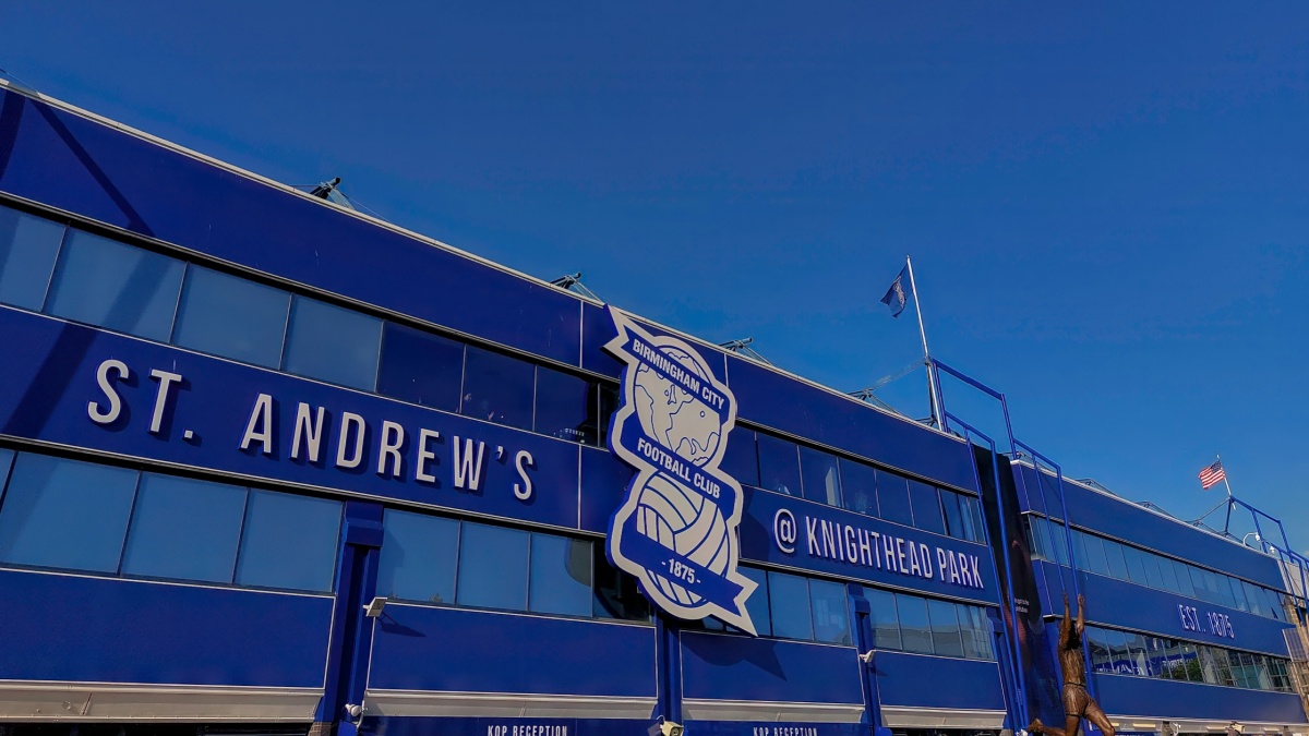 Birmingham, West Midlands, UK - 8th August 2025: St Andrews at Knighthead Park is the home stadium of Birmingham City FC in the West Midlands, UK