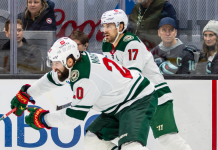 The night the NHL learned to talk Ojibwe English: The NHL game between the Minnesota Wild at the Seattle Kraken which took place on December 10, 2023.