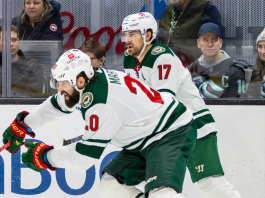 The night the NHL learned to talk Ojibwe English: The NHL game between the Minnesota Wild at the Seattle Kraken which took place on December 10, 2023.