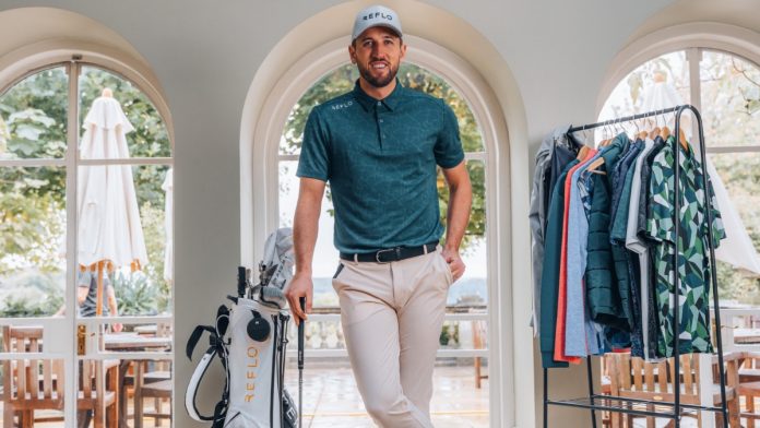 Harry Kane in Reflo clothing.