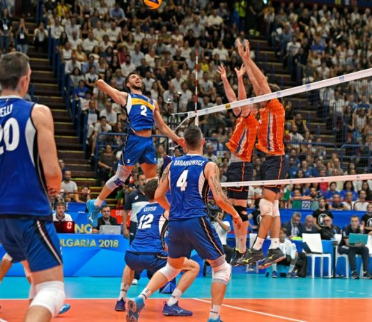 Inside Volleyball World’s 2026 blueprint with CEO Ugo Valensi MILAN, ITALY-SEPTEMBER 24, 2018: Volleyball Men's World Championship Italy and Bulgaria 2018, Italy vs Netherlands, at the Forum indoor arena, in Milan.