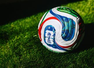 Sustaining fan engagement beyond the World Cup: Turning short-term excitement into year-round connection LOS ANGELES, USA, NOVEMBER 15, 2025: FIFA World Cup 2026 — official Trionda football placed on grass, showcasing the spirit of soccer in the USA, Mexico, and Canada
