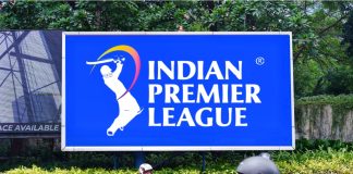 Bangladesh places ban on IPL broadcasts as tensions rise Jakarta - February 28,2024: Indian Premier League logo seen on billboard . Indian Premier League is a men's T20 franchise cricket league in India.