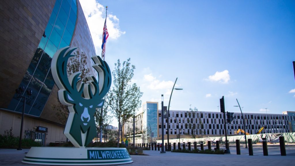 Milwaukee, WI USA September 23 2018 Fiserv Forum Milwaukee Bucks Arena