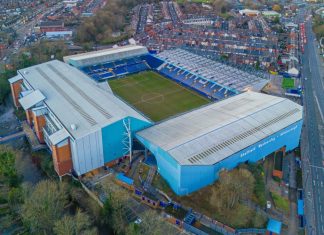 Sheffield Wednesday takeover fails due to valuation gaps Sheffield, Yorkshire. United Kingdom. Sheffield Wednesday Football Club, Hillsborough Stadium. Aerial Image. 26th January 2024.