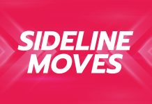 Sideline Moves: Chelsea losses grow after £4m payout Sideline Moves text on a pink background.