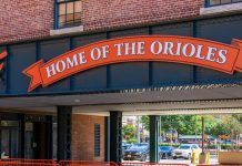 PureWager makes US debut with Baltimore Orioles partnership Oriole Park at Camden Yards the home of the Orioles MLB team in Baltimore Maryland USA