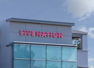 US states say Live Nation settlement won’t fix ticket prices Beverly Hills, California, United States - 08-16-2023: A view of a building front sign for Live Nation.