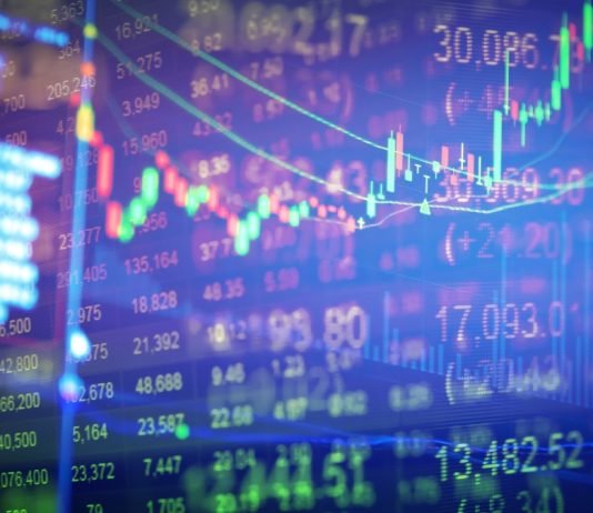 Is CVC’s $8bn value proof the sports market is repricing? Sports financial market screen showing stocks rising and falling.