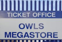 Sheffield Wednesday takeover takes off with new US bidders SHEFFIELD, ENGLAND - DECEMBER 7, 2019: Owls Megastore and Ticket Office sign at Hillsborough Stadium in Sheffield, England