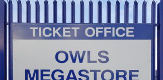 Sheffield Wednesday takeover takes off with new US bidders SHEFFIELD, ENGLAND - DECEMBER 7, 2019: Owls Megastore and Ticket Office sign at Hillsborough Stadium in Sheffield, England