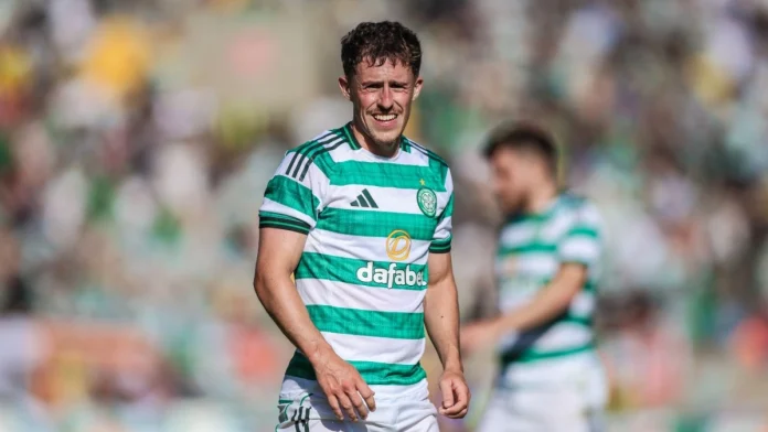 James-Forrest-of-Celtic-FC Cork City FC 1 - Celtic FC 0; James Forrest of Celtic FC.