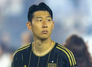 FIFA proposes overseas match rules impacting MLS and USL Los Angeles FC's Son Heung-min #7 stands for national anthem prior to an MLS soccer match against the San Diego FC at BMO Stadium, August 31, 2025 in Los Angeles.