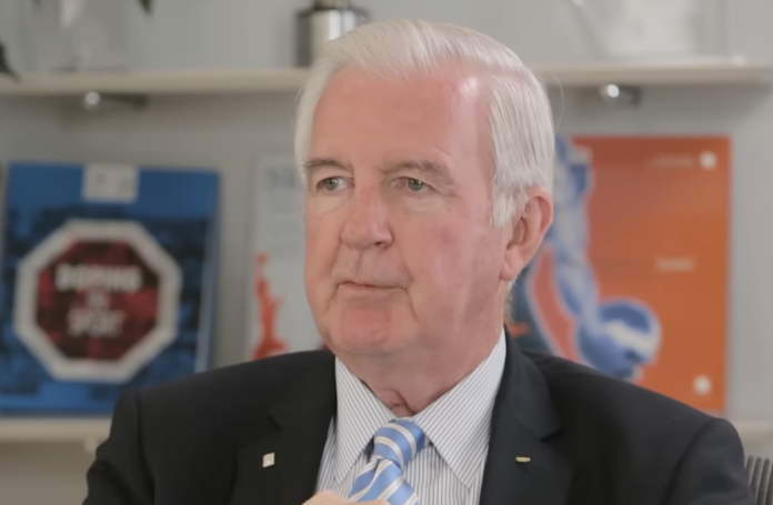 Sir Craig Reedie in conversation with WADA. Image credit: WADA/YouTube